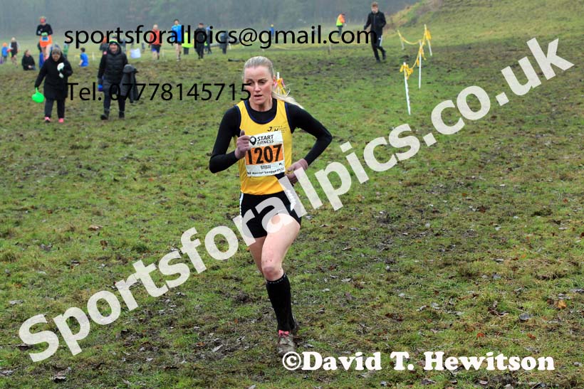 Senior womens 2022 North Eastern Harrier League, Thornley Farm, Peterlee, County Durham. Photo: David T. Hewitson/Sports for All Pics